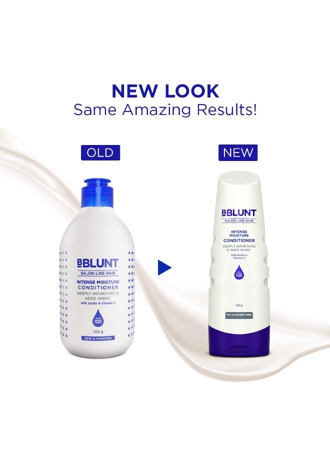 BBLUNT Intense Moisture Conditioner With Vitamin E & Jojoba For Dry & Frizzy Hair - 250 Grams - Image 2